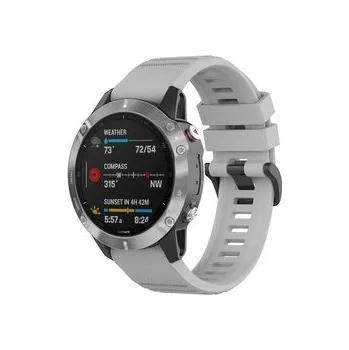 Chytré hodinky QuickFit silikonový řemínek s přezkou 26mm,Šedý