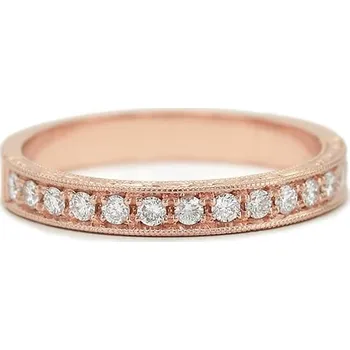 Prsten Prsten ze zlata zdobený diamanty Mahima