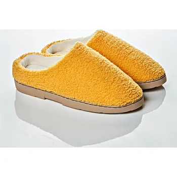 Dámské pantofle Plyšové bačkory žlutá 39