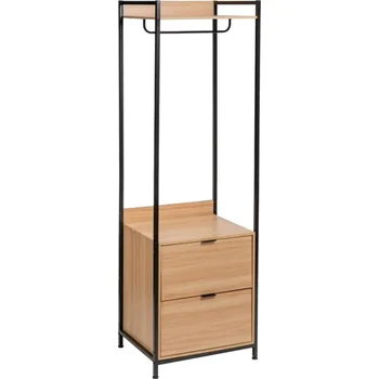 Šatní skříň Otevřená šatní skříň v přírodní barvě 60x190x48 cm Armarios – Casa Selección ID_1758082