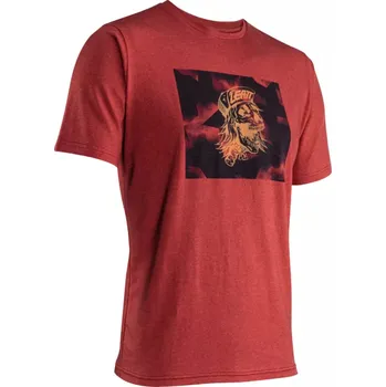 cyklistický dres LEATT Cyklistické triko s krátkým rukávem - CORE - červená