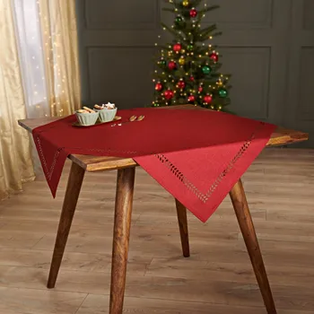 ubrus Ubrus Listy červená 85x85 cm 85 x 85 cm