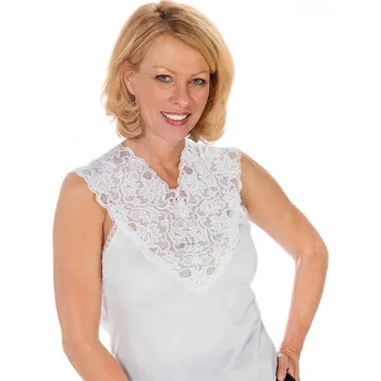 Krajkový top bílá L