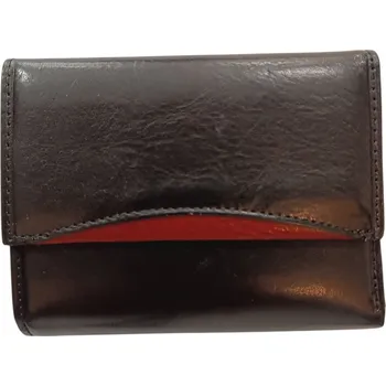 Peněženka Dámská kožená peněženka Vera Pelle P-1023 - černá