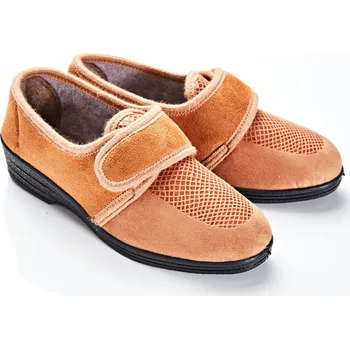 Dámské pantofle Obuv Anna s hadím potiskem velbloudí 39