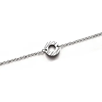 Náramek Náramek CIRCLE LINES BARVY: měděno-růžová (copper pink) metalický náramek s grafickým motivem