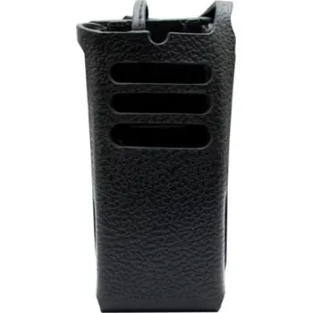 Vysílačka Kožené pouzdro s 3'' fixním klipem pro NKP PMLN8666A Radiostanice MOTOROLA