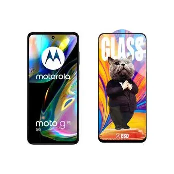 3D Ochranné tvrzené sklo na Motorola Moto G82 - Mr. Cat ESD