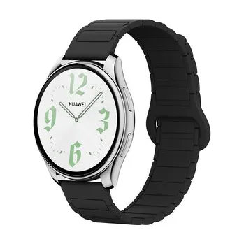 Chytré hodinky Dvojbarevný magnetický řemínek 20mm,černý