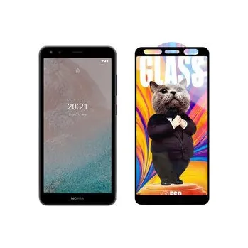 3D Ochranné tvrzené sklo na Nokia C1 - Mr. Cat ESD