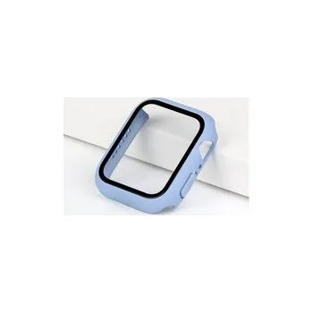 Chytré hodinky Ochranné pouzdro se sklíčkem pro Apple Watch 38mm,Světle modro-šedý