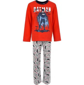 Chlapecké pyžamo Červeno-šedé dlouhé pyžamo Batman Velikost: 128
