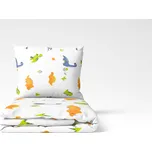 Stanex Dětské ložní povlečení bavlněné - dinosauři (LS410), 135 x 90 + 40 x 60, Zip
