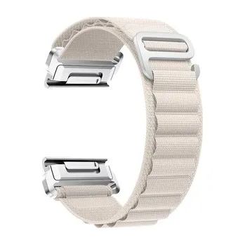 Chytré hodinky Nylonový řemínek se sponou 26mm,Hvězdně bílý