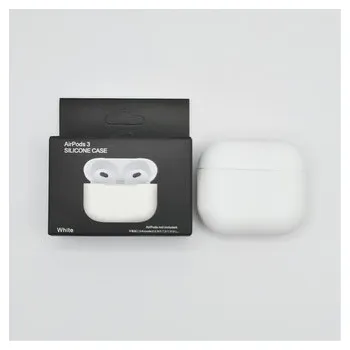 Příslušenství pro sluchátka Jednobarevný obal pro AirPods 3,White