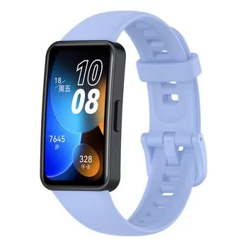 Chytré hodinky Jednobarevný řemínek Huawei Band 8/9/10,Modro-Šedá