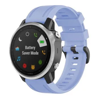 QuickFit silikonový řemínek s přezkou 20mm,Modro-šedý