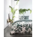 Povlečení JUNGLE zelená/bílá dvoulůžko 220x200 + 2ks 70x90 cm 220 x 200 cm 70 x 90 cm