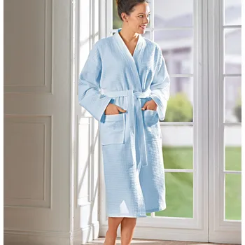 Dámské noční prádlo 3Pagen Župan světle modrá XL