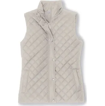 Dámská vesta Prošívaná vesta béžová L