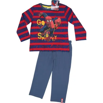 Chlapecké pyžamo Spiderman pruhované chlapecké pyžamo Velikost: 94