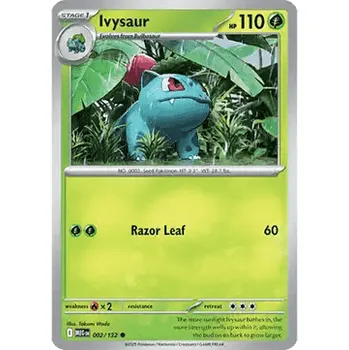 Karetní hra Pokémon MEG 002/132 Ivysaur - Mega Evolution Stav: Near Mint, Verze: REVERSE HOLO