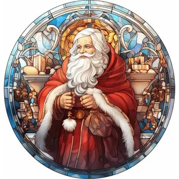 Textilní nažehlovací páska Dante Nažehlovačka Santa vitráž - 5 x 6 cm