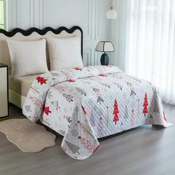 Přehoz na lůžko Přehoz na postel JINGLE, bílý Rozměr: 170 x 210 cm