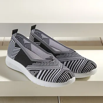 Dámské baleríny Textilní baleríny Linds černá-bílá 38