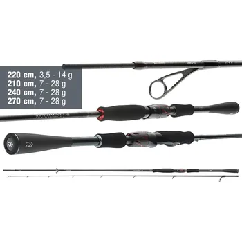Rybářský prut Přívlačový prut Daiwa Tournament AGS Jigger Spin 2026 - 2,10 m, 7 - 28 g - předobjednávka