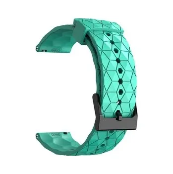 Chytré hodinky Řemínek se vzorem diamantu 22mm,Tyrkysový