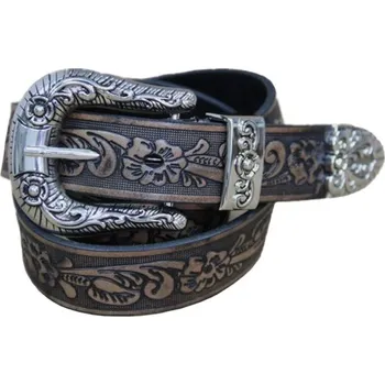 Opasek Pánský kožený pásek L484 černá 110 cm