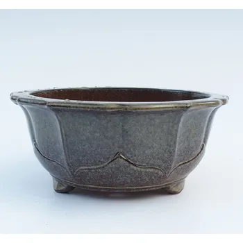 Květináč Miska 25 x 25 x 10 cm barva šedá