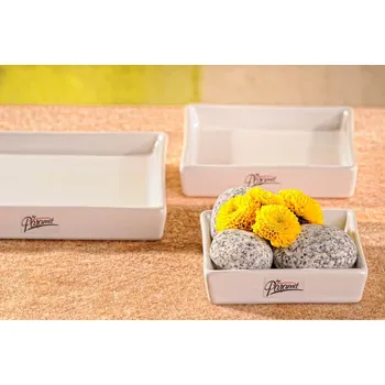 Paramit Salma tácek čtverec bílý 10 x 10 cm