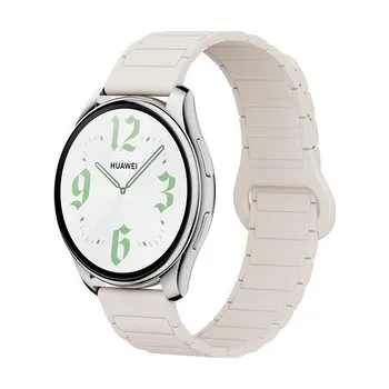 Chytré hodinky Dvojbarevný magnetický řemínek 22mm,Hvězdně bílý