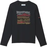 Columbia Dobson Pass LS Graphic Tee J 1954931012 - black/hillscape S