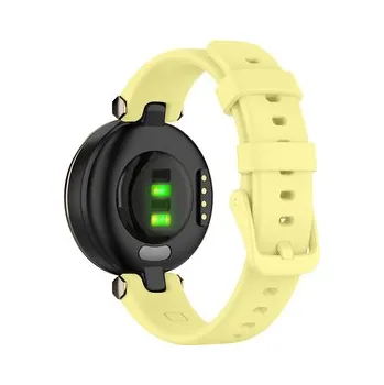 Příslušenství k chytrým hodinkám Silikonový řemínek s přezkou pro Garmin Lily,Žlutá