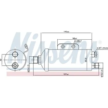 Sušič klimatizace Sušárna, klimatizace NISSENS 95354