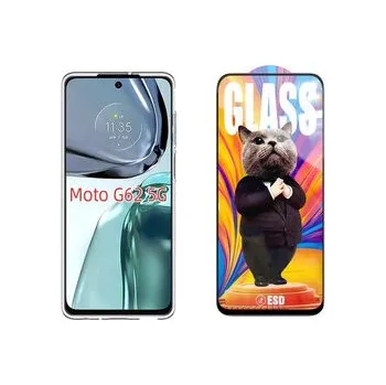 3D Ochranné tvrzené sklo na Motorola Moto G62 5G - Mr. Cat ESD
