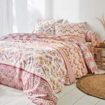 Povlečení Héloise terakota jednolůžko 140x200 + 70x90 cm 140 x 200 cm 70 x 90 cm