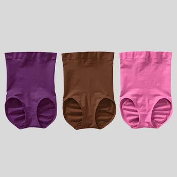 Kalhotky 6dílná sada kalhotek s tvarujícím efektem sada 6 barev - černá, béžová, růžová, červená, modrá a hnědá M