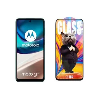 3D Ochranné tvrzené sklo na Motorola Moto G42 - Mr. Cat ESD