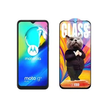 3D Ochranné tvrzené sklo na Motorola Moto G9 Play - Mr. Cat ESD