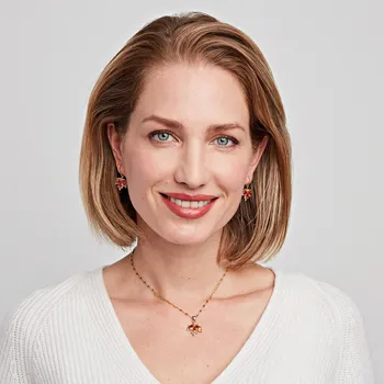 Náhrdelník Náhrdelník s náušnicemi Javorový list