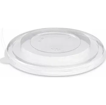 Jednorázové nádobí Víčko průhledné (rPET) pro papírové misky Ø150 mm [50 ks] (82700)