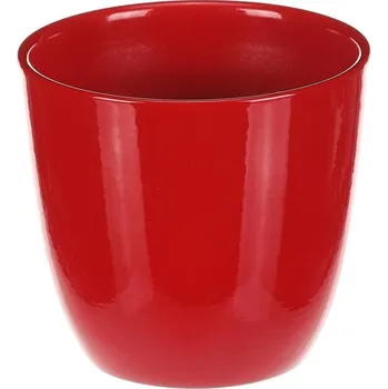 Biokrb Keramický obal na květiny Terakota, pr. 10 cm, červená
