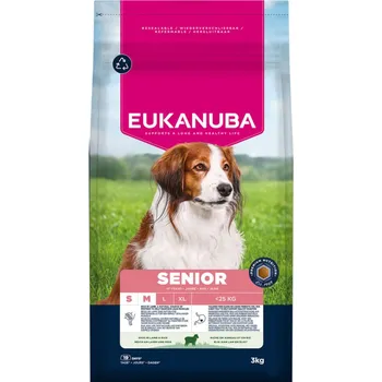 2x3kg Eukanuba Premium Nutrition Senior Small & Medium Breed Lamb & Rice - výhodné balení