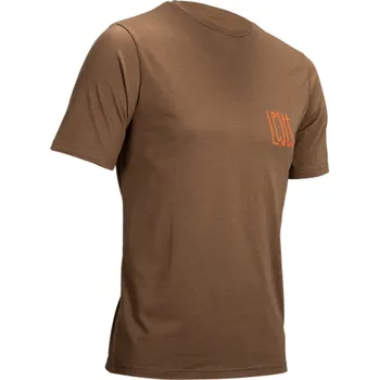 cyklistický dres LEATT Cyklistické triko s krátkým rukávem - CORE - hnědá 2XL