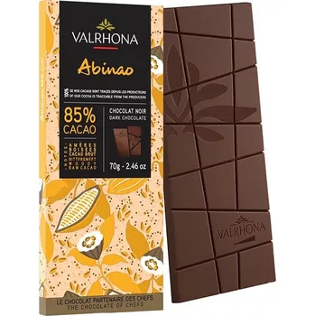 Čokoláda Valrhona hořká 85% čokoláda ABINAO 70g