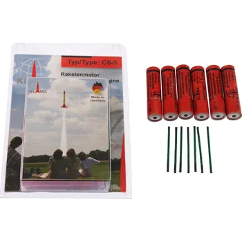 autíčko Klima raketový motor C6-5 (6ks) - KL-0365